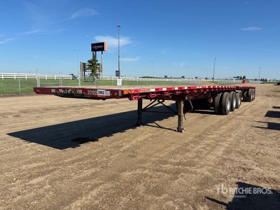 2007 Doepker DSL30 32 ft Super B-Train Lead Flatbed Trailer