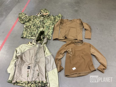 (80) Assorted Rain Jackets & (164) Assorted Shirts