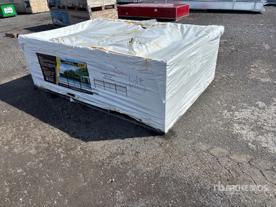 Quantity of (21) EMC 7 ft x 4 ft Sharp Top Pool Fencing (Unused)