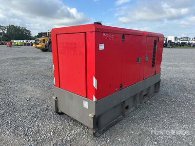 2016 Atlas Copco 100 kVA Skid-Mounted مولد (Inoperable)