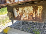 Trailer Chassis with License Plate Light Functional