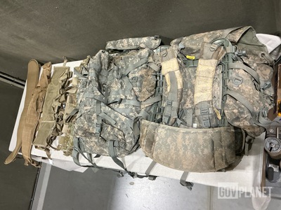 (57) Individual Equipment Belts, (15) Tactical Assault Panels & Assorted Items