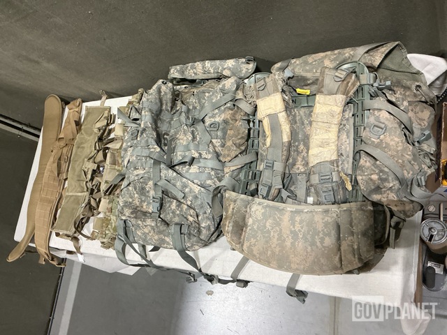 (57) Individual Equipment Belts, (15) Tactical Assault Panels & Assorted Items