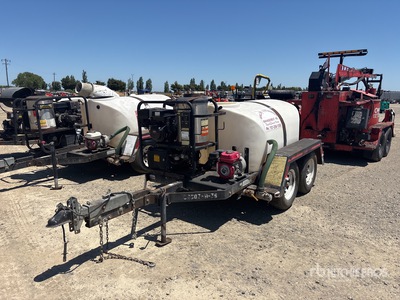 2007 Magnum MWT0500 500 gal Hot Water Pressure Washer Mounted on Water Tank Trailer