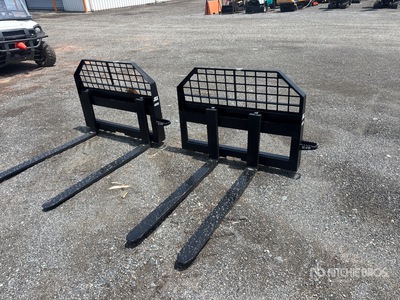 JBX 4000 48 in 48 in Skid Steer Forks (Unused)