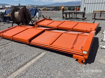Quantity of (2) Dumpster Lockout Lids