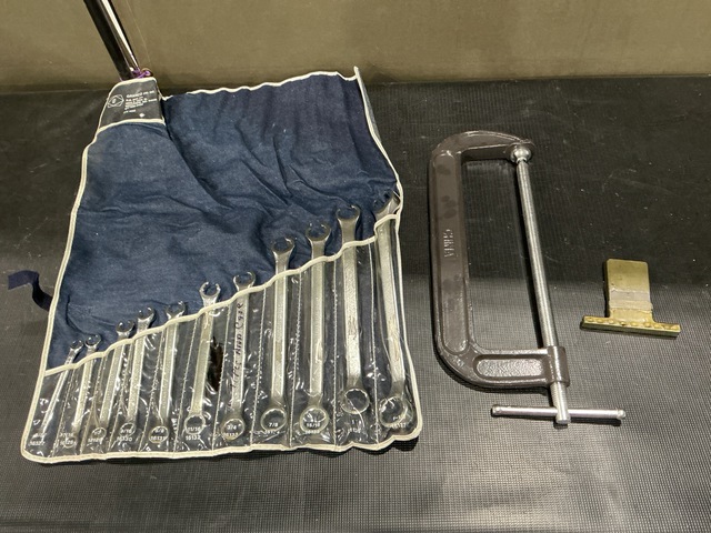 (154) Hand Tools, (7) Wrench Sets, (1) Power Drill & Assorted Items