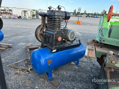 1974 Curtis Skid-Mounted Electric 120 L Air Compressor