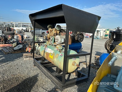 1995 Skid-Mounted Electric 120 gal Air Compressor