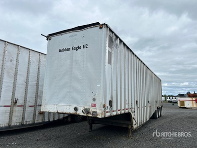 1992 Western 53 ft x 102 in Tri/A Belly Open-Top Chip Trailer