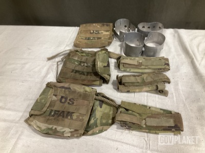 (20) Tourniquet Pouches, (70) Canteen Cup Stands & Assorted Items