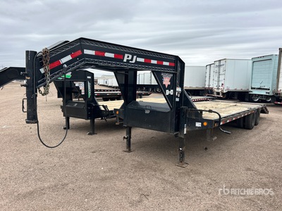2021 PJ Trailers 28 ft T/A Gooseneck Equipment Trailer