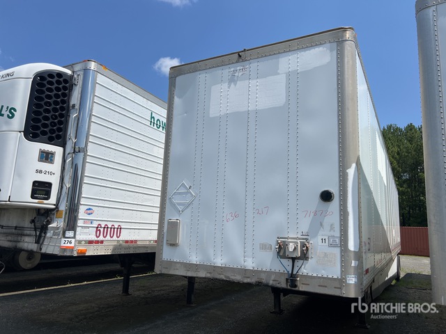 2016 Wabash 53 ft x 102 in T/A Van Trailer
