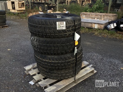 (4) Goodyear 37x12.50R16.5LT Tires