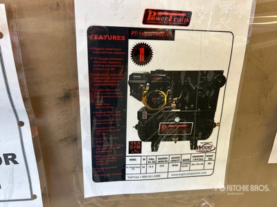 PowerTrain 18.5 cfm Skid-Mounted 30 gal Air Compressor (Unused)