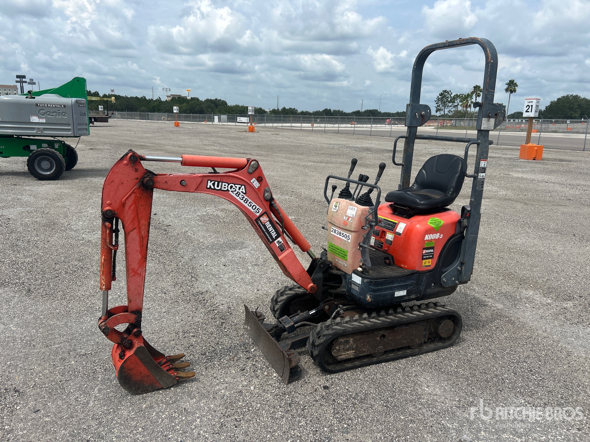 Kubota K008T4 Mini Excavator