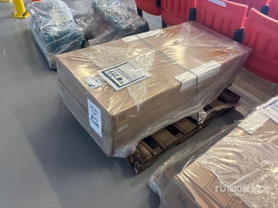 Quantity of (2) 55 in Adjustable Height Propane Firepit Table w/ Lid (Unused)