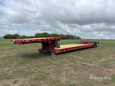 1992 Aspen Basic 7-357 T/A Double Drop Removable Gooseneck Przyczepa niskopodwoziowa