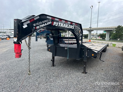 2026 PJ 40 ft T/A Gooseneck Equipment Trailer