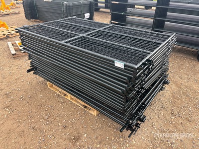 Quantity of (24) BYT 7 ft x 4 ft 3 in Mesh Sheep Viehzuchtgremium