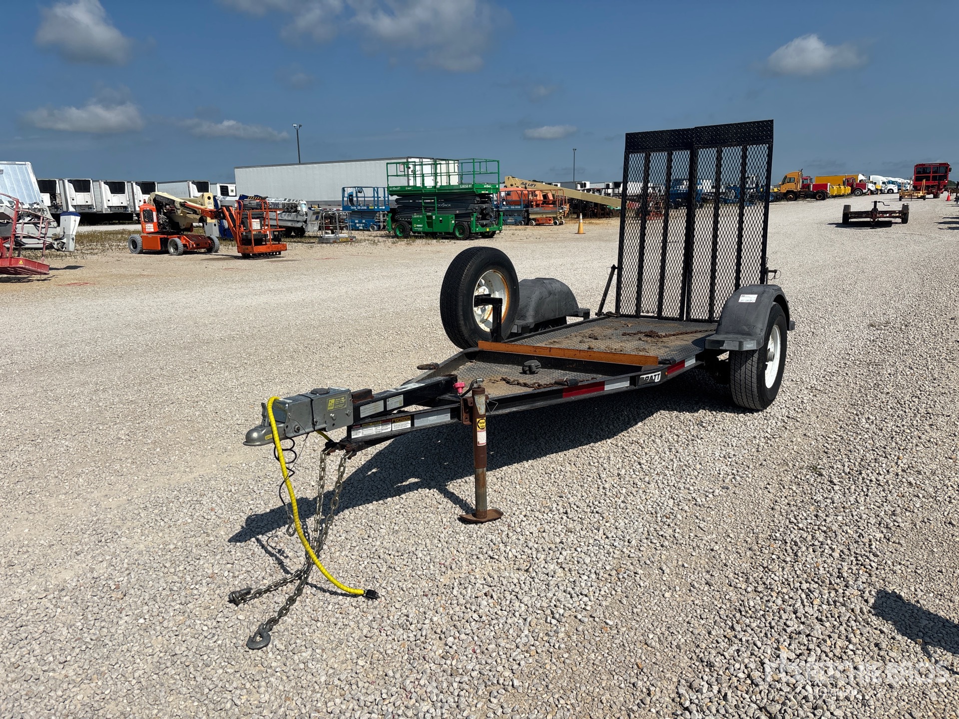 2020 Pratt CP0407 12 ft S/A Equipment Trailer