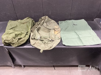 (27) Duffel Bags, (16) Clothing Bags, (40) Barracks Bags & Assorted Items