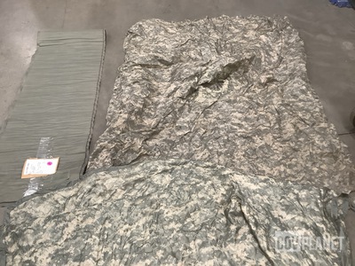 (34) Self-Inflating Sleeping Mats, (12) Wet Weather Ponchos & Assorted Items