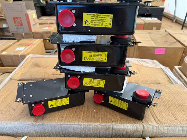 Lot of 5-Humvee Starter Boxes (Control Remote Switch) 6110-01-491-2152 Ship Dims: 14 x 13 x 11 38lbs