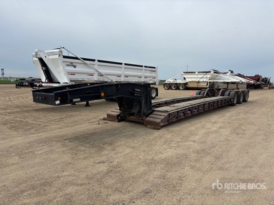 2008 Aspen Tri/A Double Drop Removable Gooseneck Lowboy Trailer