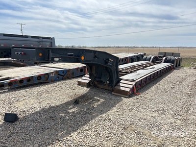 2008 Aspen Tri/A Double Drop Removable Gooseneck Lowboy Trailer