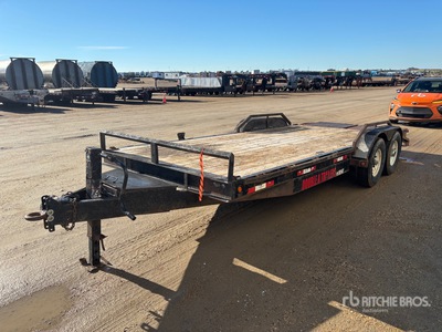 2016 Double A Trailers 20 ft T/A Equipment Trailer