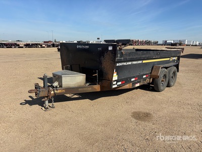 2021 Southland 14 ft T/A Dump Utility Trailer