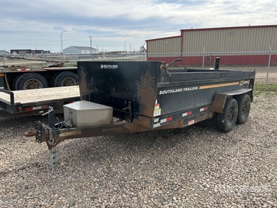 2021 Southland 14 ft T/A End Dump Trailer