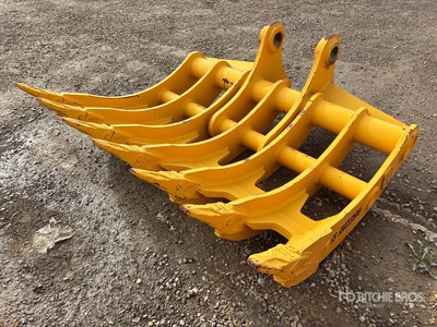 2024 Jisan RAKE32065 65 in Excavator Rake - Fits Cat 320 (Unused)