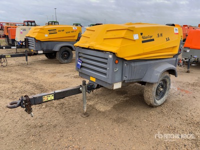 2012 Atlas Copco XAS185CD7 Mobile Compresor de aire