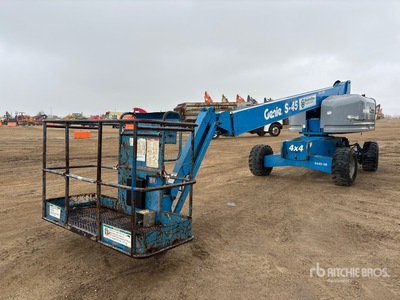 2004 Genie S45 4WD Gasoline Telescopic Boom Lift