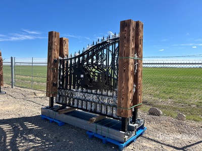 Quantity of (2) 2026 EG EarthyGrounds TS20S-SC&TS20S-CM 20 ft x 7 ft Steel Bi-Parting Driveway Gate (Unused)