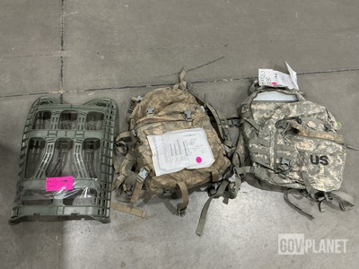 (103) Frames, (5) Rifleman Sets, (17) Assault Packs & Assorted Items
