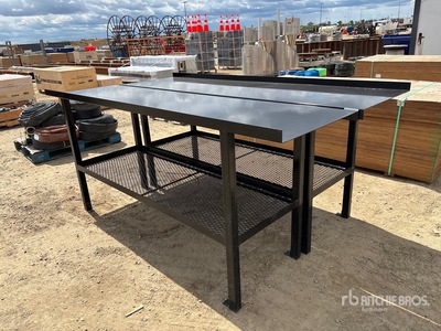 Quantity of (2) 8 ft Workbench (Unused)