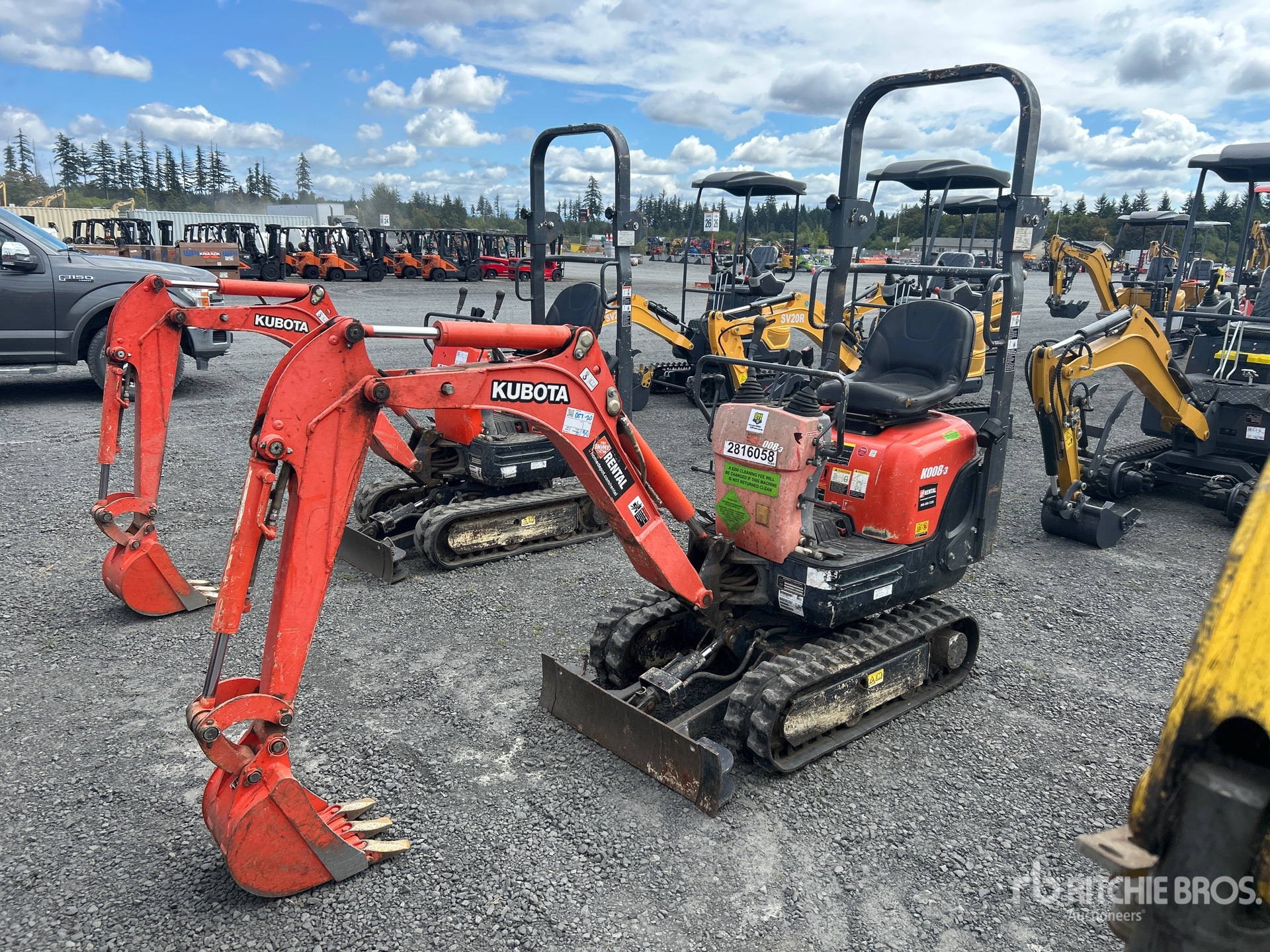 2019 Kubota K008T4 Mini Excavator