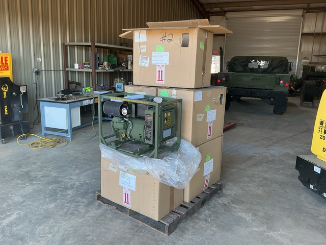 (6) Dewey MEP-531A 2kW Generator Sets