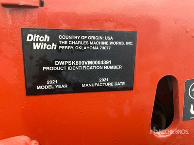 2021 Ditch Witch SK800 Chargeuse sur rails compacte