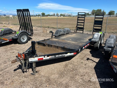 2019 Snake River 14 ft T/A Equipment Trailer