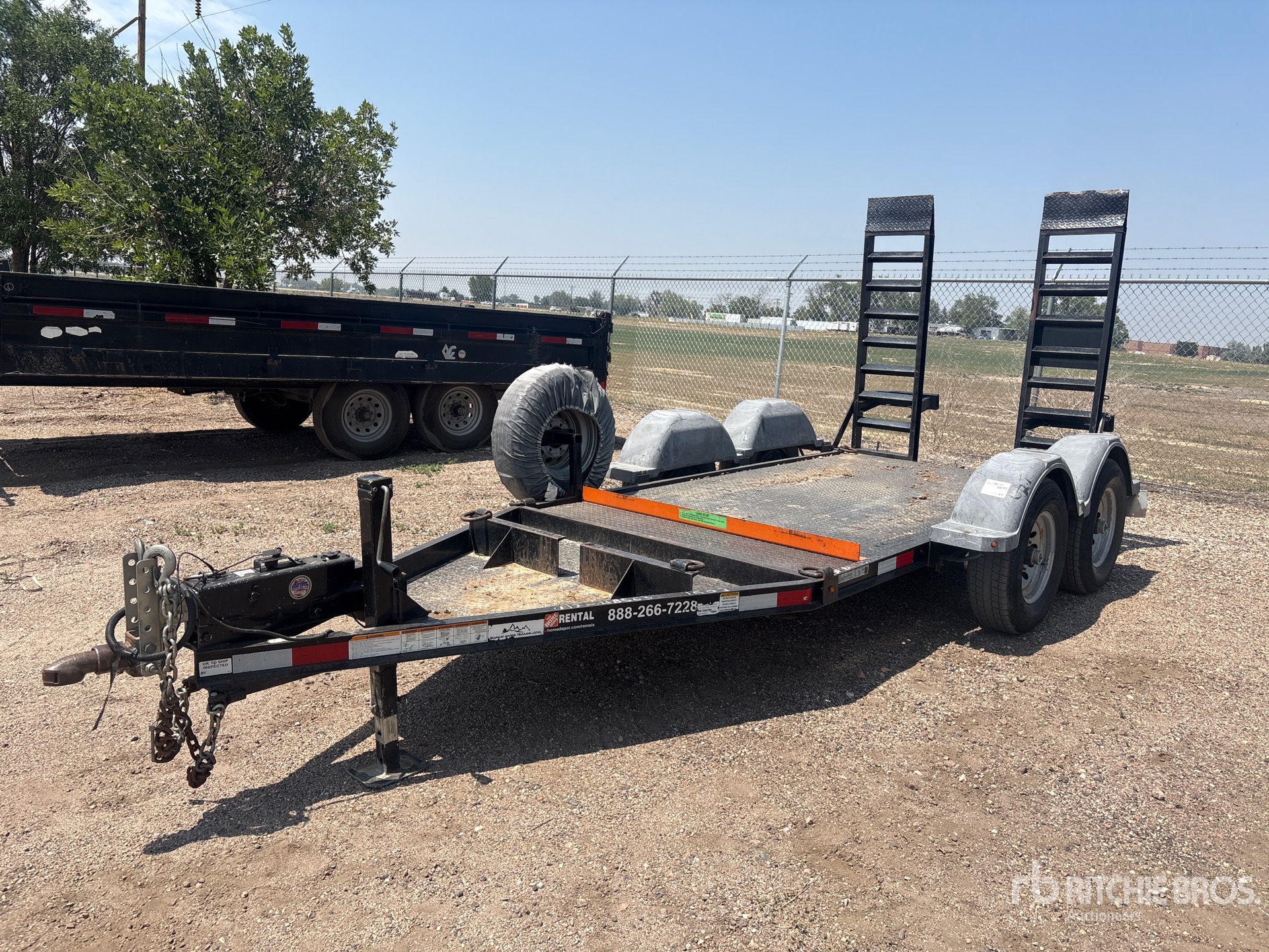 2019 Snake River 10 ft T/A Equipment Trailer