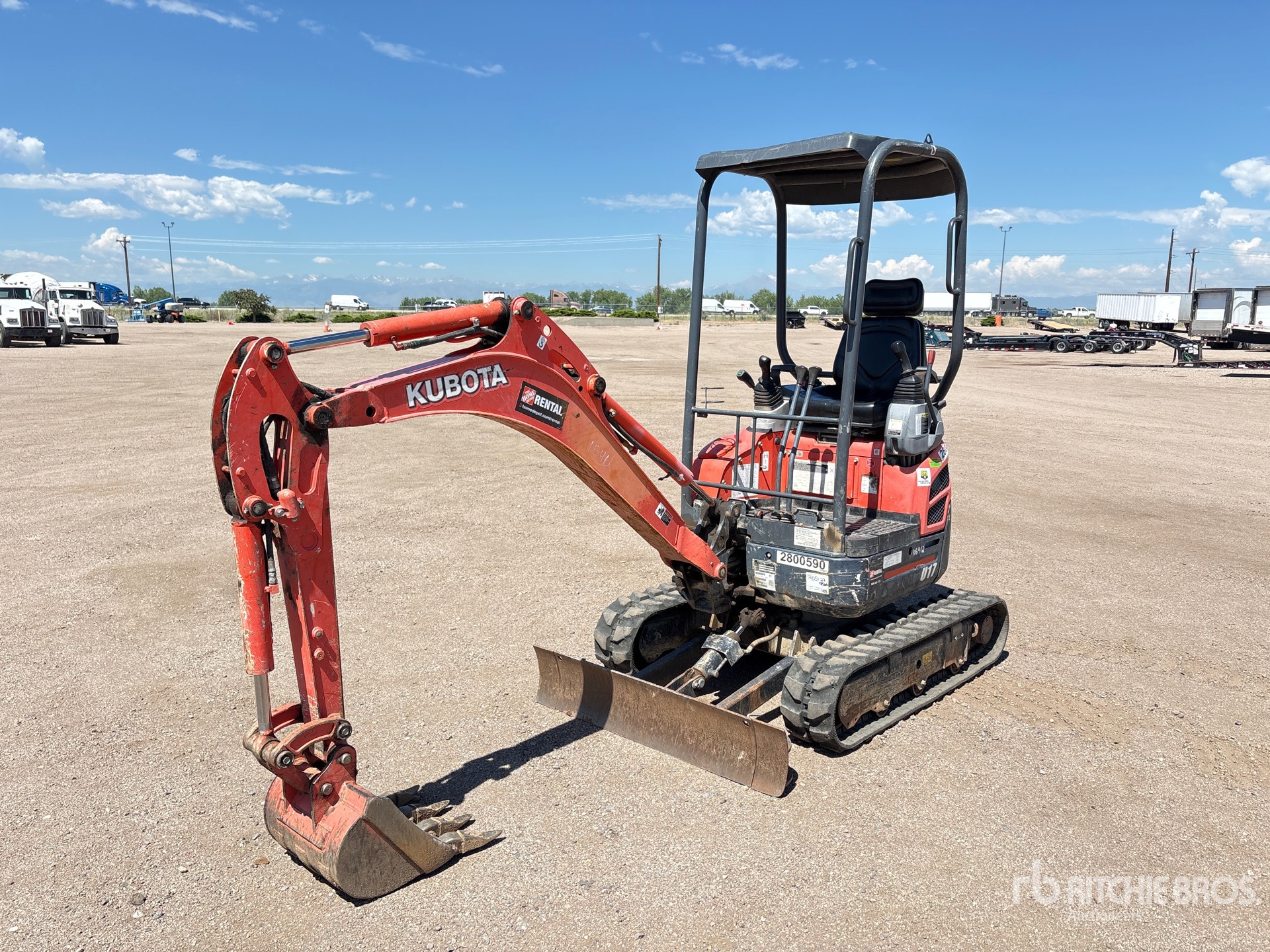 2019 Kubota U17VR1 Mini Excavator