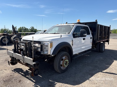 2019 Ford F-550 4x4 Crew Cab Flatbed Truck