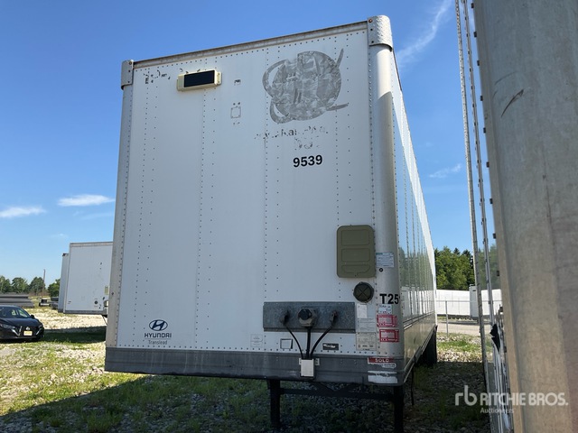 2019 Hyundai VC2530152-AJSW 53 ft x 102 in Sliding T/A Van Trailer