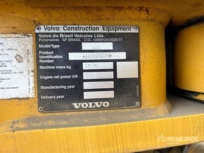 2005 Volvo A40D Camion à benne articulé