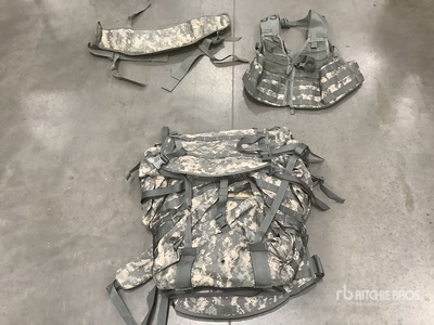 (116) Fighting Load Carriers, (36) Molded Waist Belts & Assorted Items