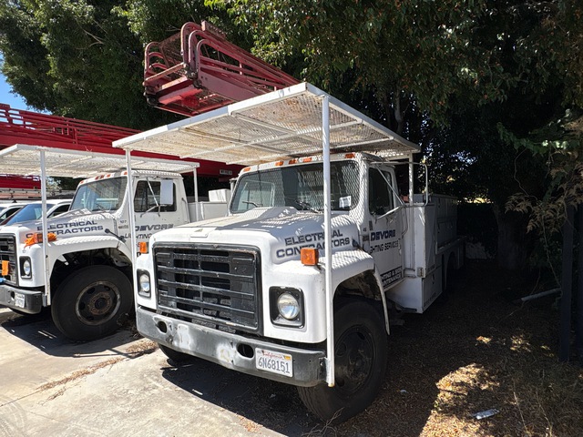 Wilkie Ladder on 1982 International 1624 4x2 Ladder Truck